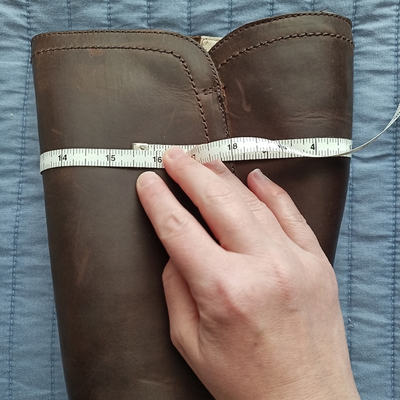 UGG Rosen Leather Riding Boots | sz 8, Espresso Brown, original box - Picture 16 of 16